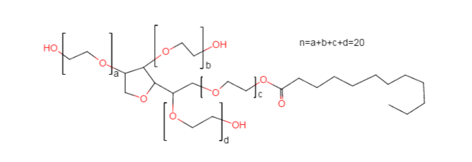 molecular formula of polysorbate 20
